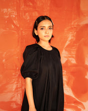 Amber - Black cotton maxi