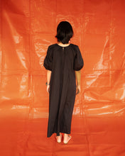 Amber - Black cotton maxi
