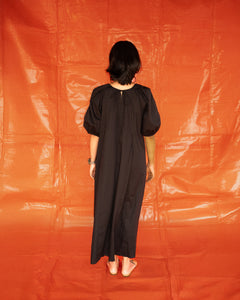 Amber - Black cotton maxi