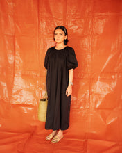 Amber - Black cotton maxi
