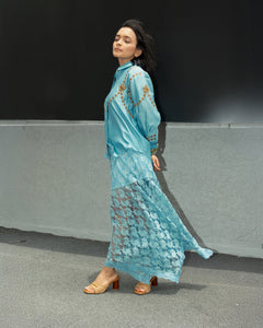 Rysa - Pita work shirt with lace skirt