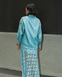 Rysa - Pita work shirt with lace skirt