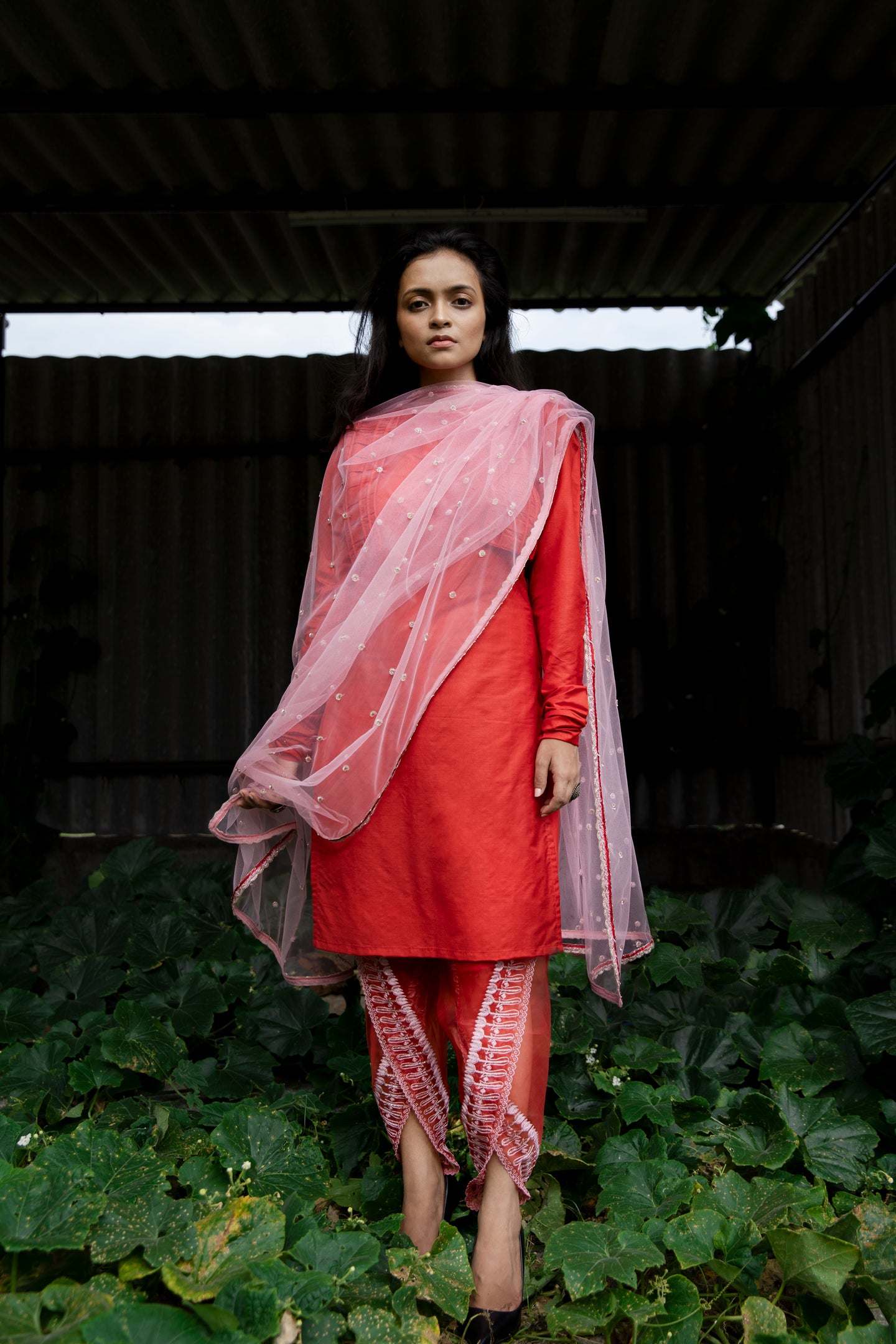 Buy Pink Art Silk Kurta Pants Set (Kurta, Straight Palazzo) for INR2309.30  | Biba India