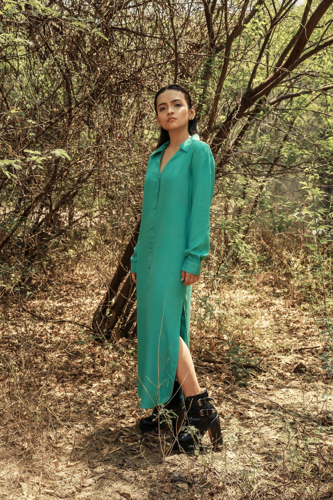 marea maxi shirt dress Marea Maxi Shirt Dress